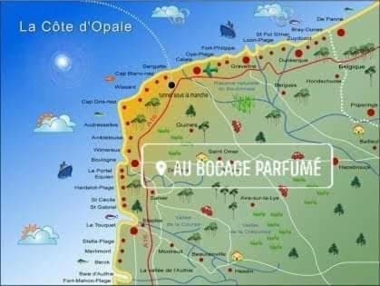 Au Bocage Parfume Gite La Cigaline Wirwignes Værelse billede